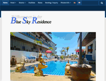 Tablet Screenshot of bluesky-residence.com